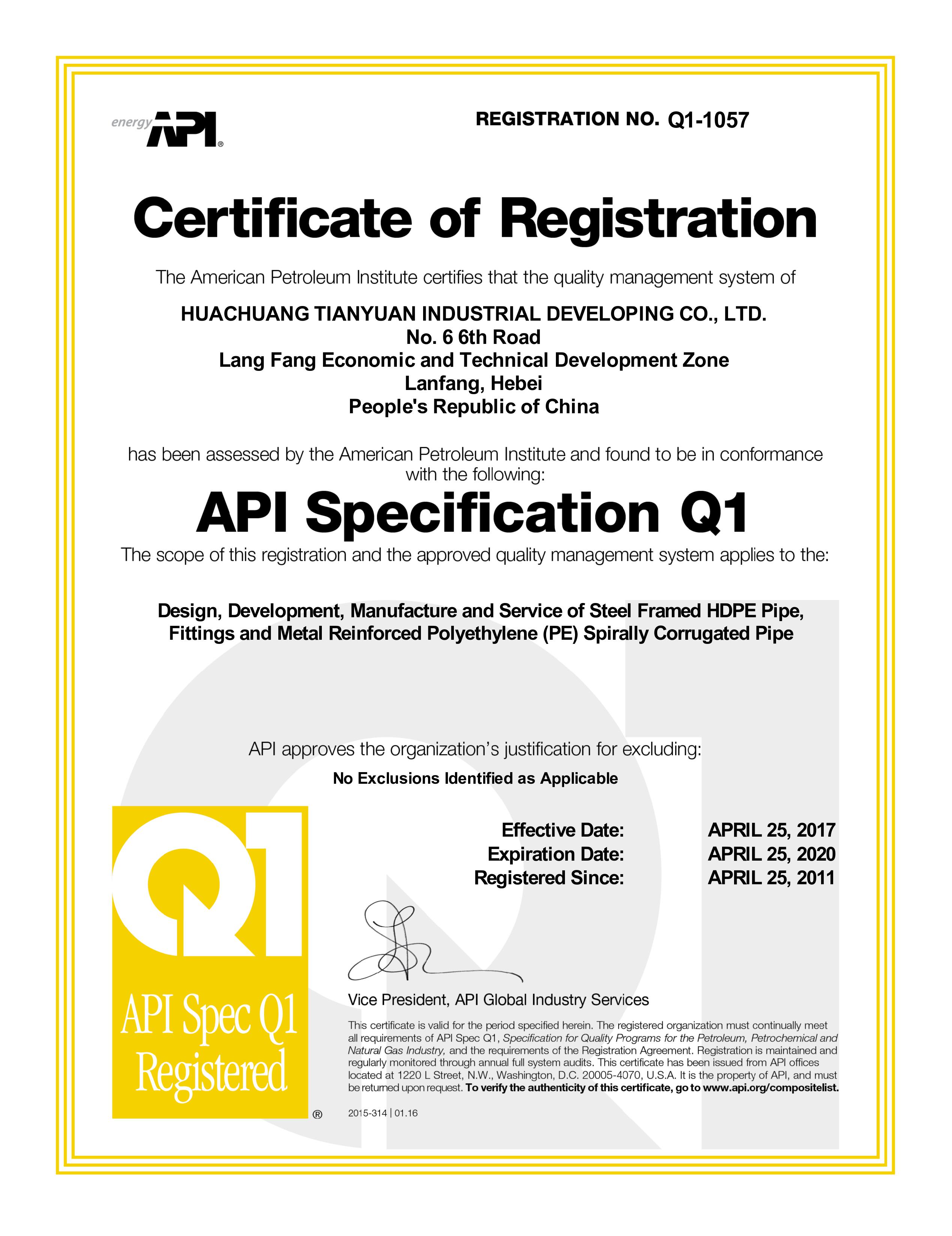 API Q1